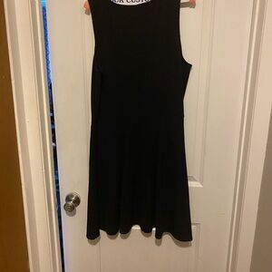 Old Navy Black and Pink A-Line Mini Dress